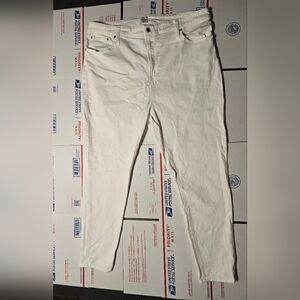 J. Crew Curvy toothpick jean in white, Size 36 (JC63)